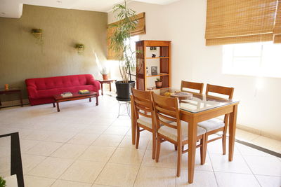 Chairs and tables at home
