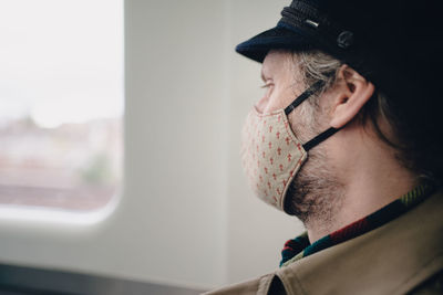 Portrait of woman looking at camera