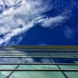 Low angle view of cloudy sky