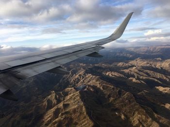 Aerial view of landscape against sky