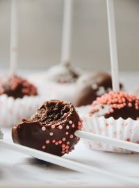 Close-up of cake