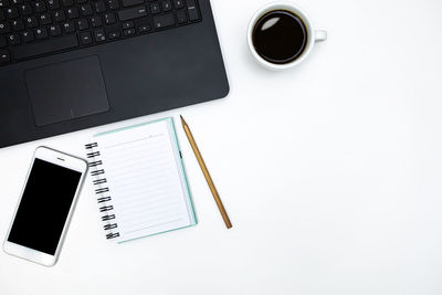 Coffee cup on table