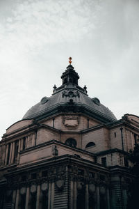 Low angle view of building against sky