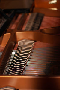 Close-up of piano