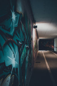 Close-up of graffiti on wall of building