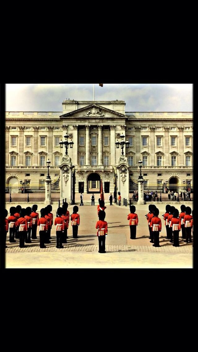 Changing of the guards Buckingham Palace