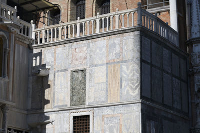 Low angle view of historical doge's palace  building