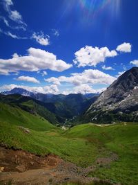 Scenic view of landscape against sky