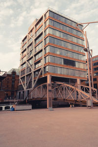 Low angle view of building against sky