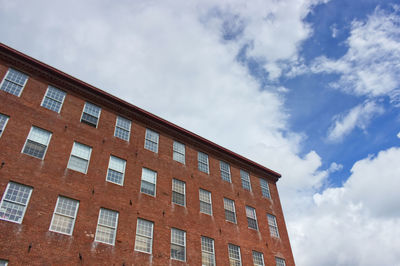 Low angle view of building against sky