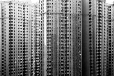 Full frame shot of modern buildings in city