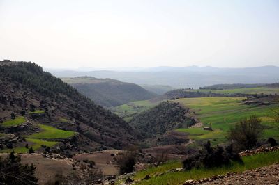 Scenic view of landscape against sky