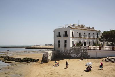 Woman standing at beach