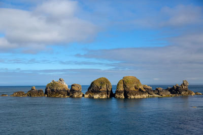 Panoramic view of sea against sky