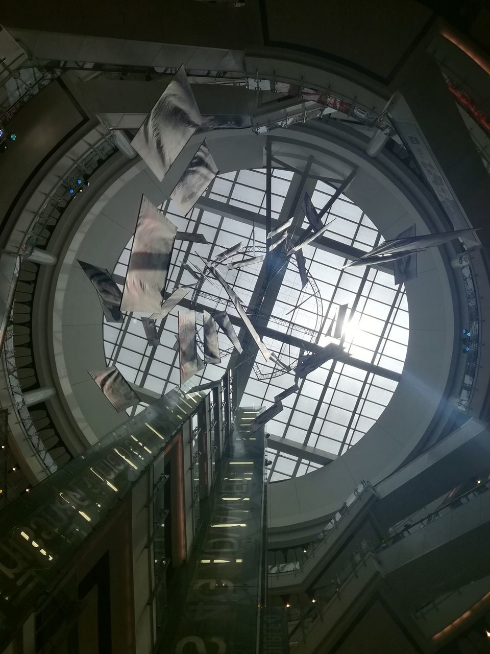 LOW ANGLE VIEW OF BUILT STRUCTURE IN CEILING