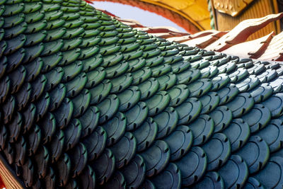 Close-up of wicker basket for sale in market