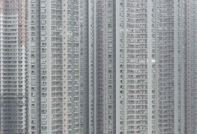 Full frame shot of apartment building