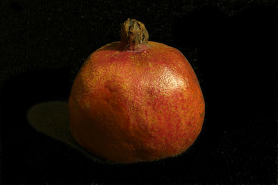 Close-up of apple against white background