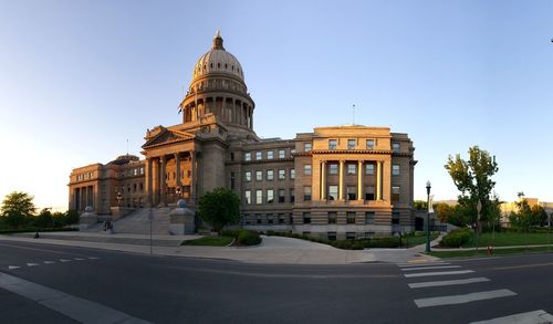 View of building against clear sky