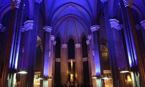 Interior of church