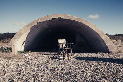 View of built structure against sky