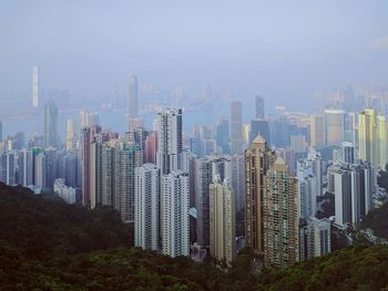 Skyscrapers in hong kong