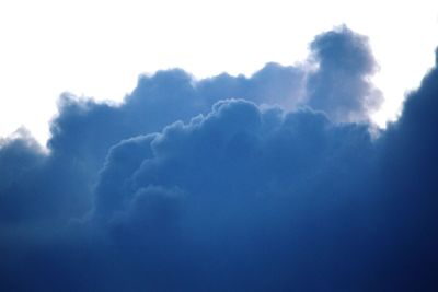 Low angle view of clouds in sky