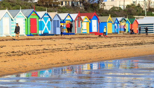 People on beach