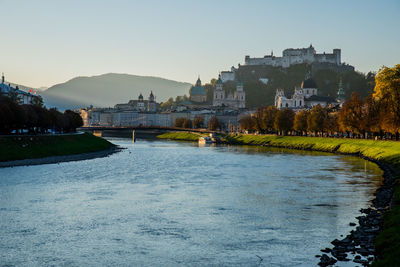 River with buildings in background