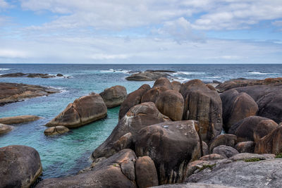 Elephant rocks near denmark, western australia