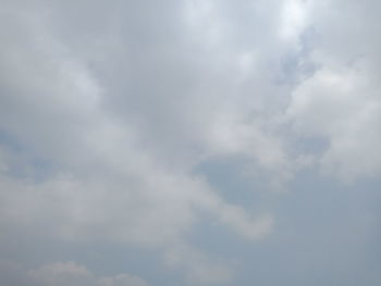 Low angle view of clouds in sky