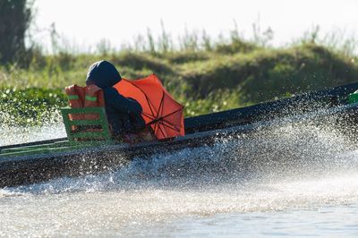 Boat lake inle myanmar