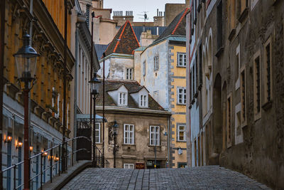 View of buildings in city