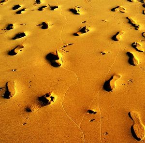 Full frame shot of sand