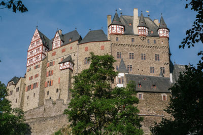 Low angle view of historical building against sky