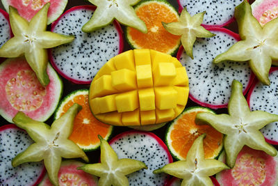 Directly above shot of various fruits