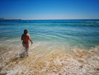 Man standing on beach
