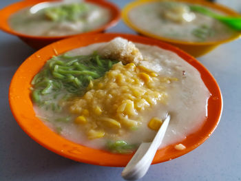 Close-up of food on plate