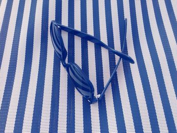 High angle view of fabric