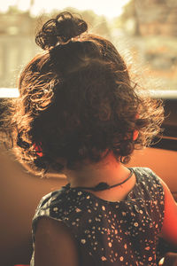 Woman looking at camera