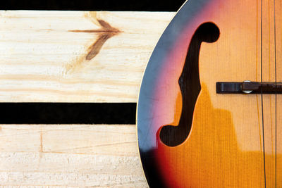 Close-up of guitar