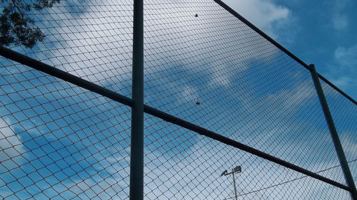 Low angle view of built structure against sky