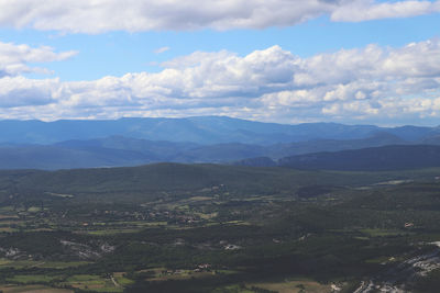 Scenic view of landscape against sky