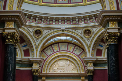 Low angle view of historical building