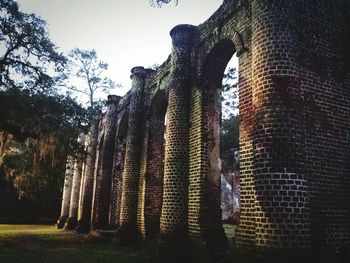 Low angle view of built structure