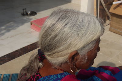 Close-up of young woman