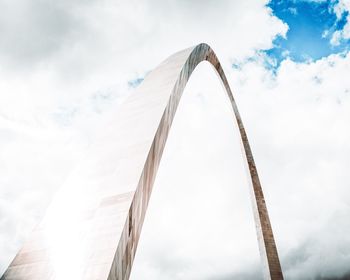 Low angle view of arch against sky