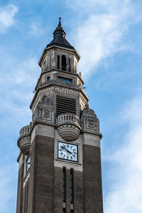Charleroi, belgium, november 11, 2022. the town hall of charleroi, belfry