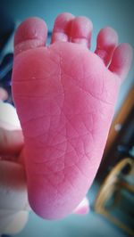 Close-up of human hand