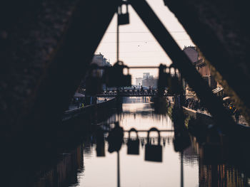 View of bridge in city